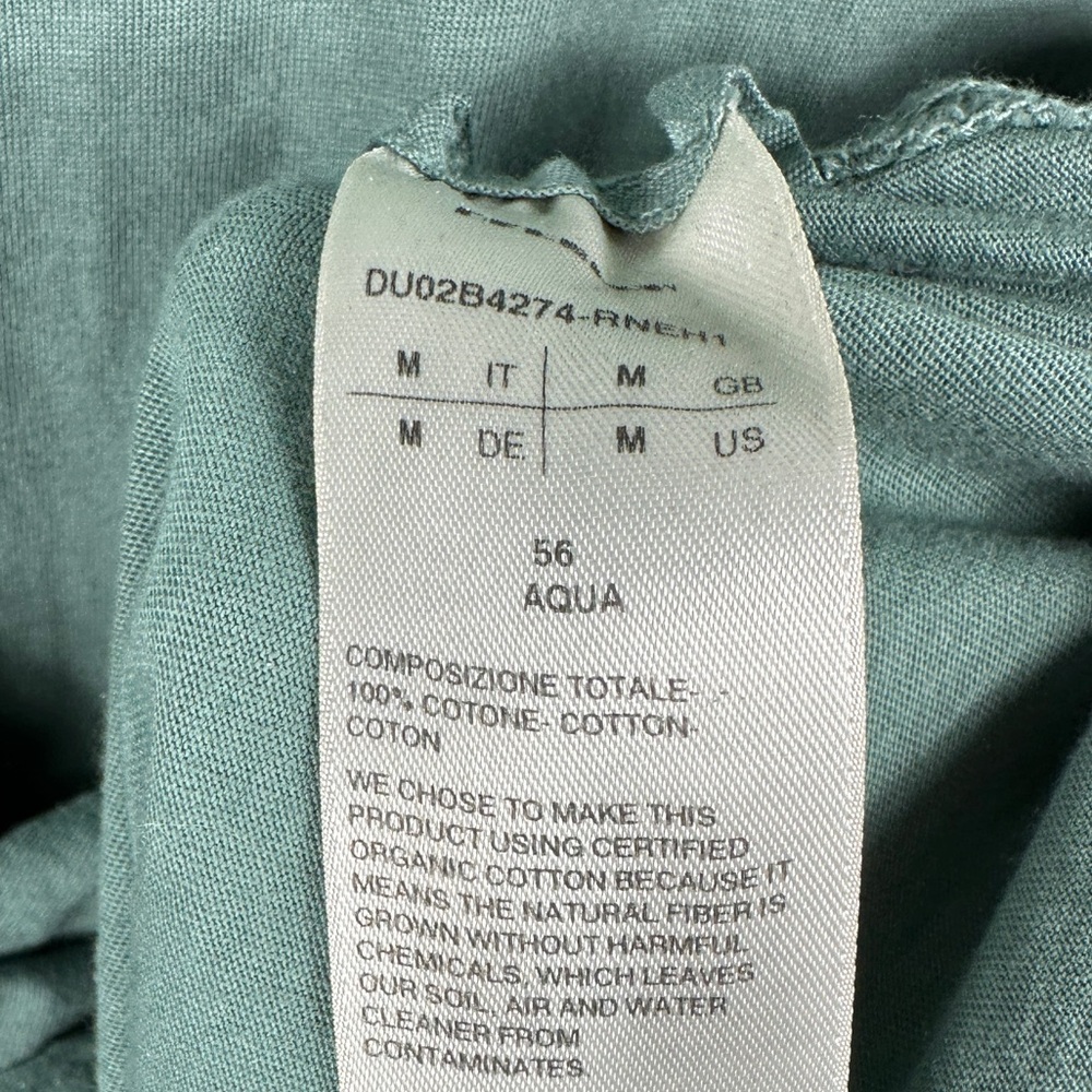 RICK OWENS DRKSHDW OVERSIZED FIT CREW-NECK T-SHIRT LOGOED DETAIL GREEN - MEDIUM - Picture 7 of 8